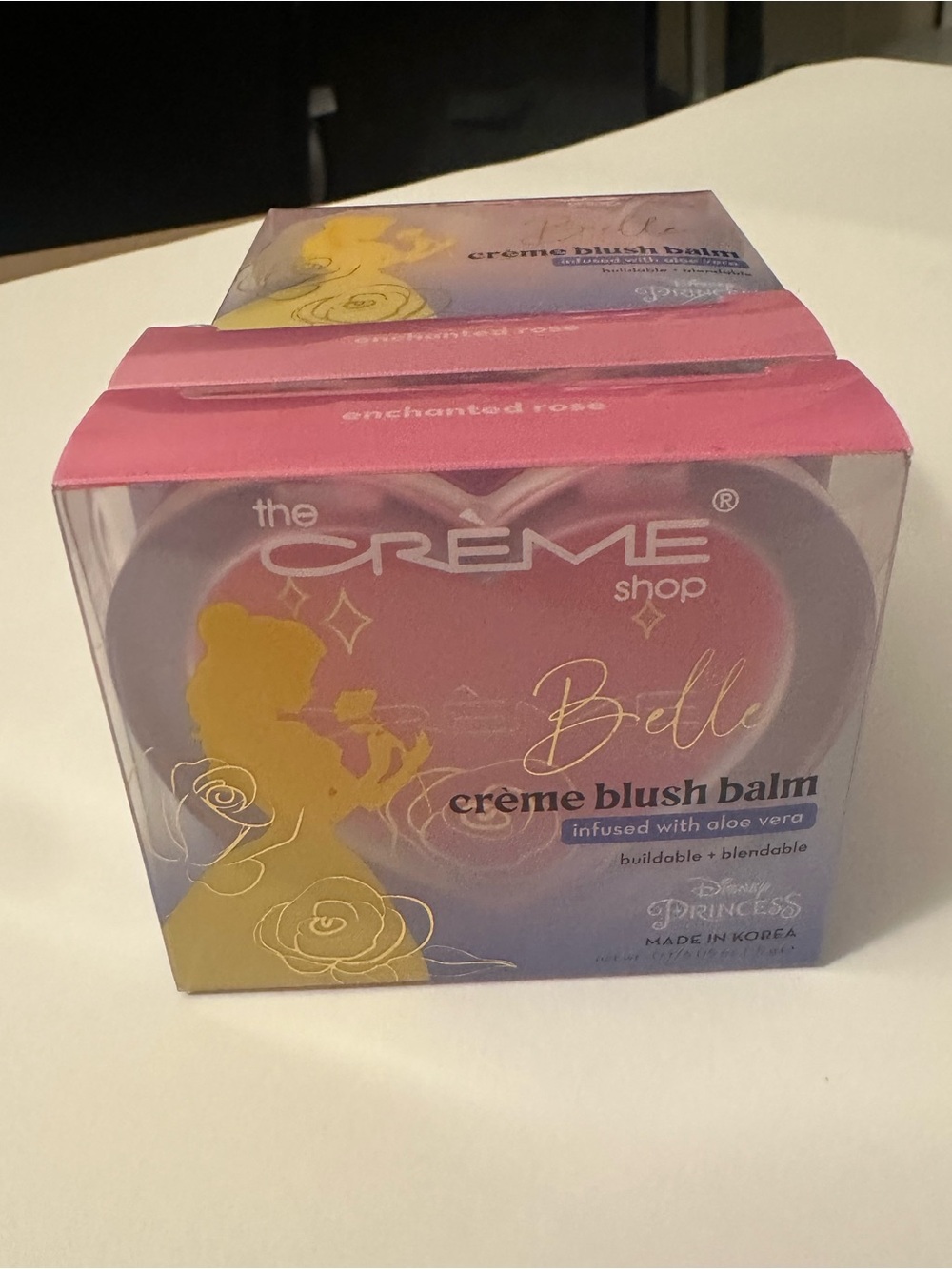 FIVE (5) Disney Princess Belle x The Crème Shop Blush Balms